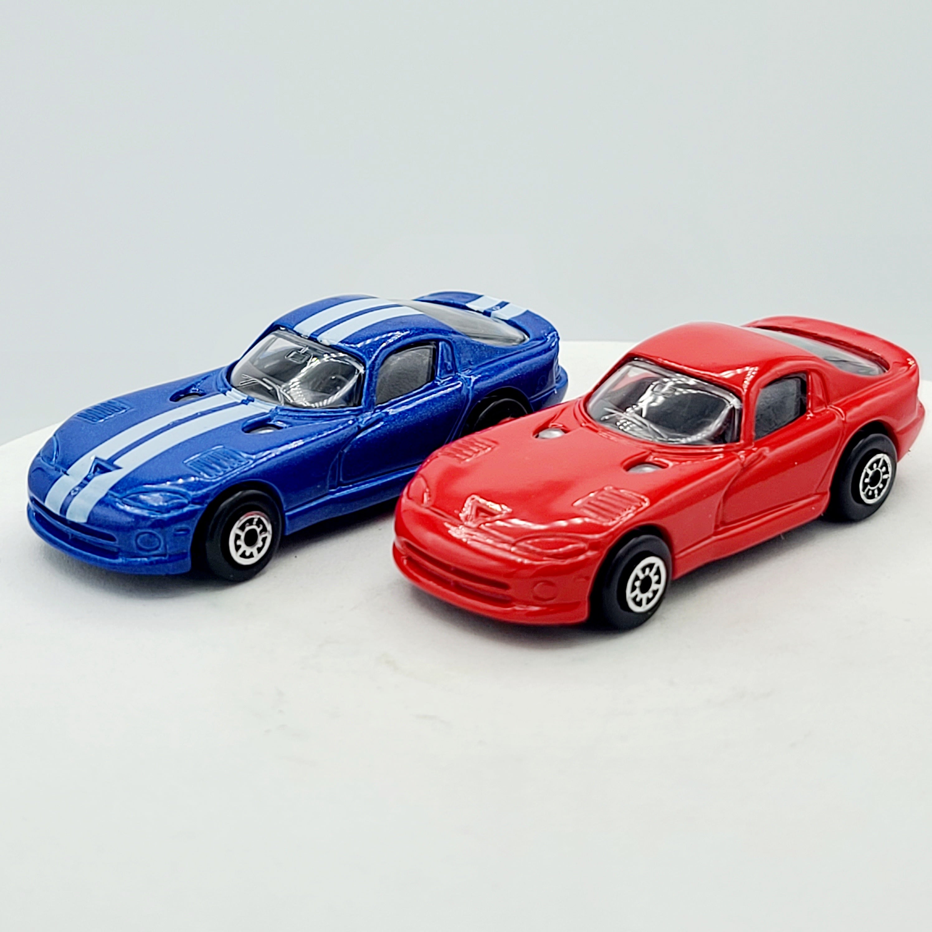 Maisto Dodge Viper *Lot of 2* Red, Blue - Approx. 1:64 (Speed Wheels / Road & Track)